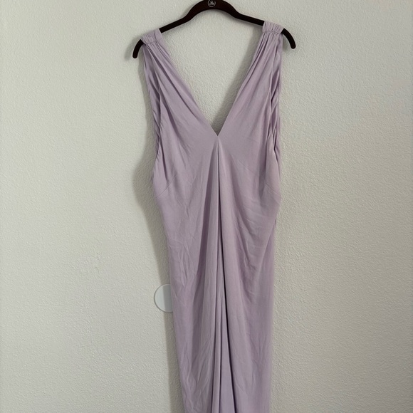 NWT Cris Barros Women's Size 42 (US XL) Light Purple Sleeveless Maxi Dress - Picture 1 of 7